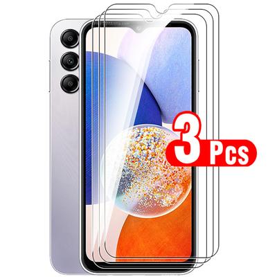 3PCS Super Glass Protección completa Protector de pantalla de vidrio templado HD transparente a prueba de caídas para Samsung Galaxy A05 A05S A15 A25 A35 A55 5G 4G M14 M34
