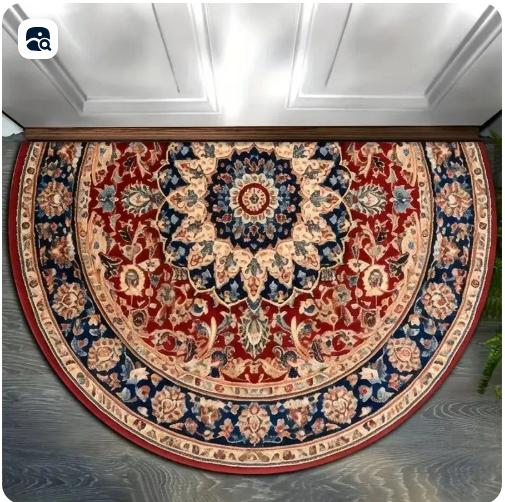 

40*60cm Semi-circular Beginner Floor Mat