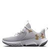 UA FLOW FUTR X 2White White Metallic [Under Armor] Gold26.0
