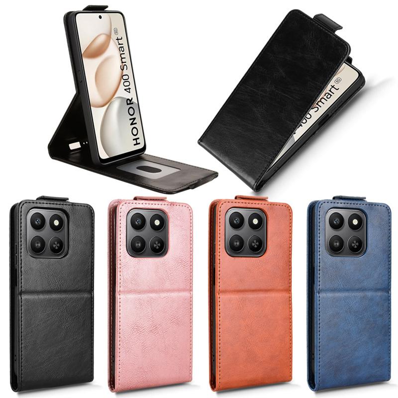 For Honor X7D 5G Flip Vertical Case Retro skin-friendly Full Cover Card Holder For Honor X7D 5G Phone Bags