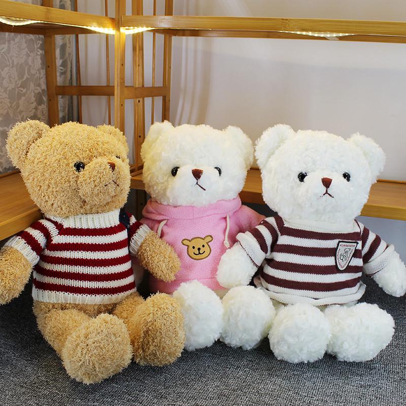 Adorable Teddy Bear Plush Toy - Stuffed Animal Doll for Kids' Birthday Gift