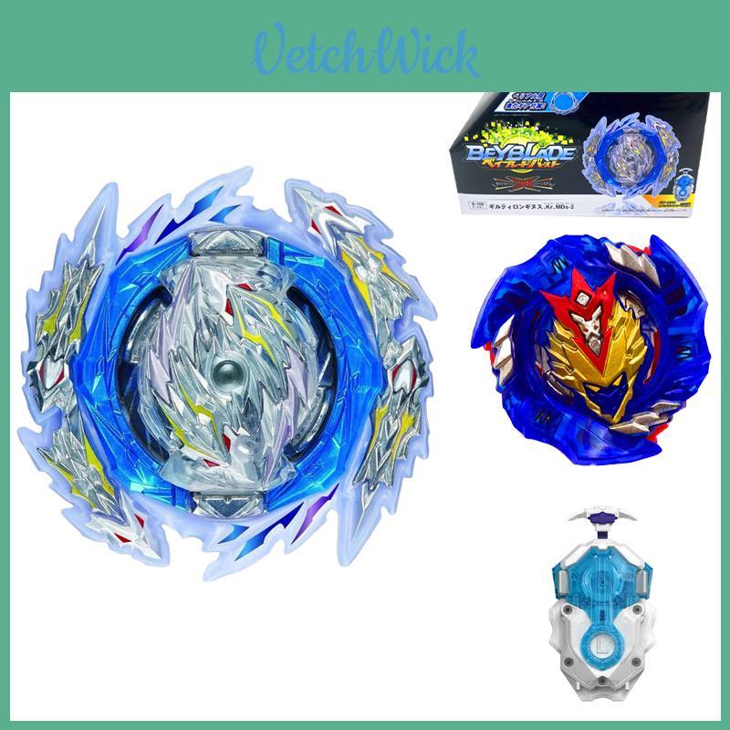 Beyblade Burst B-189 Holy Spear Of Guilt Kr Mds-2 Colorful Spinner With Launcher Handle