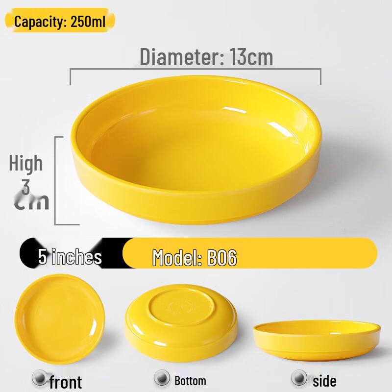 Imitation Porcelain Melamine Round Serving Bowl