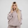 Women's 2-Piece Hoodie Set, Embroidery Sweatshirt and Jogger Pants, Cozy Loungewear