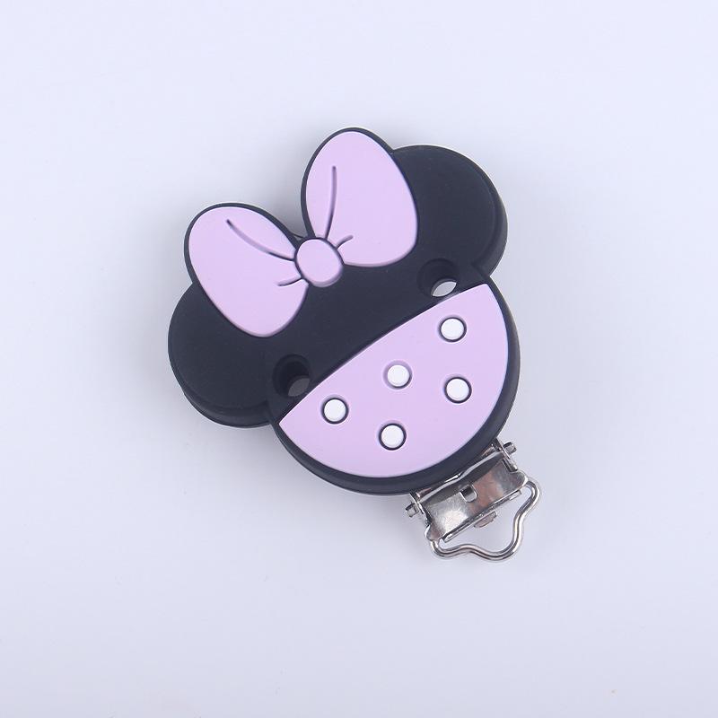 3Pcs Silicone Heart Shape Pacifier Clip DIY Baby Soother Nursing Dummy Holder Draft Teething Molar Toys Clips BPA Free