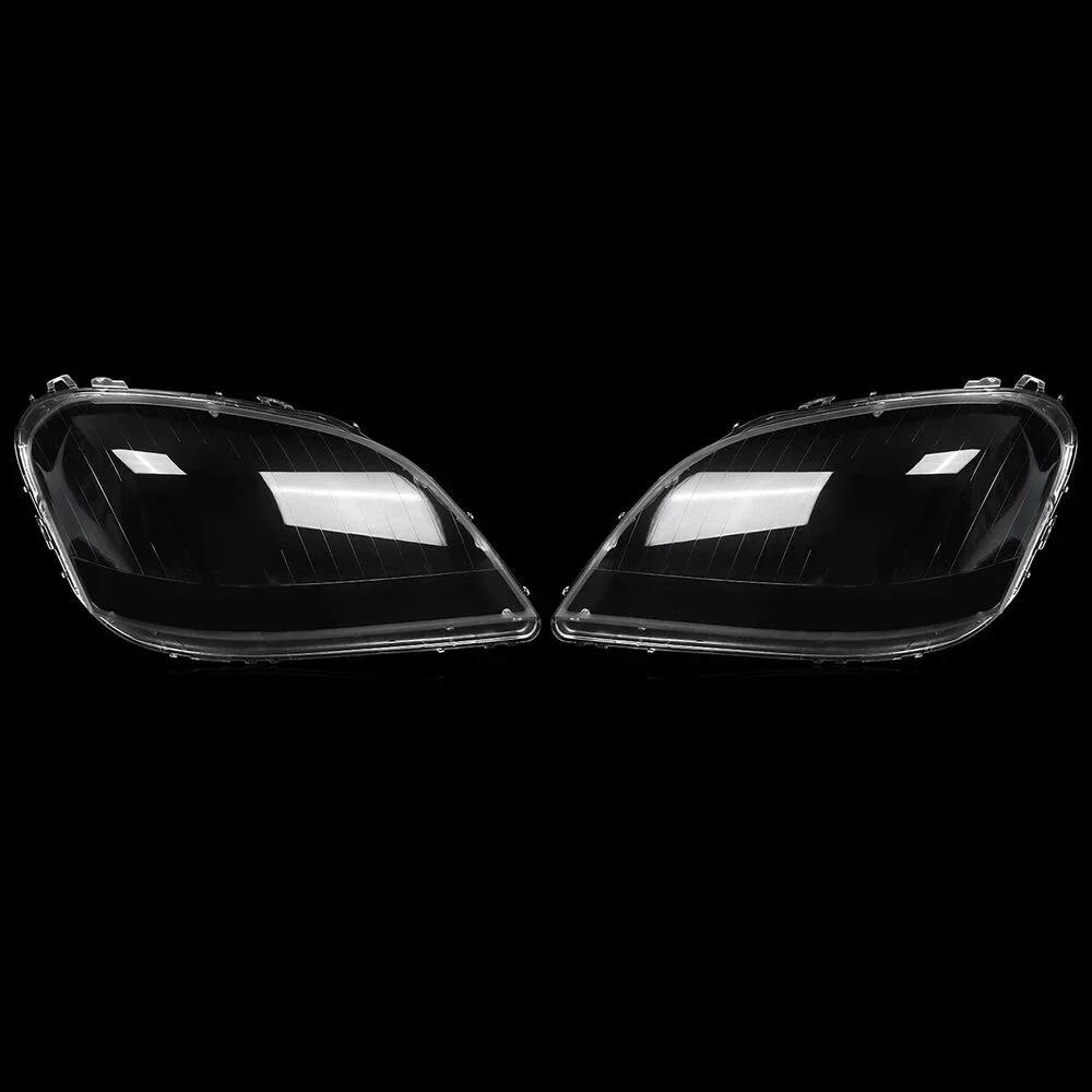 VFOSQ1 Car Headlight Headlamp Lens Cover For Mercedes-Benz ML Class W164 ML350 ML500 2005 2006 2007 2008 Transparent Lampshade Shell