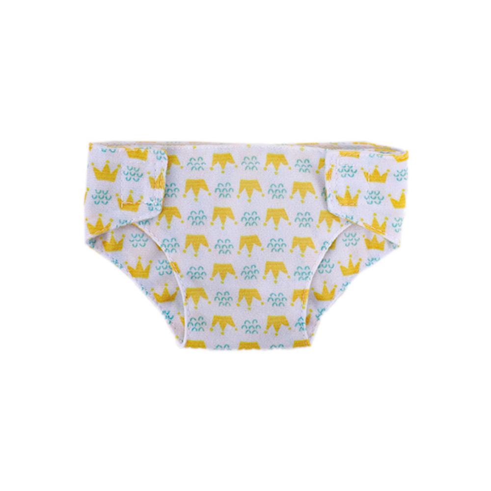 

Кукольные подгузники Милое нижнее белье Принт животные фрукты Для 18-дюймовой американской куклы девочки и 43 см, Аксессуары для кукольной одежды