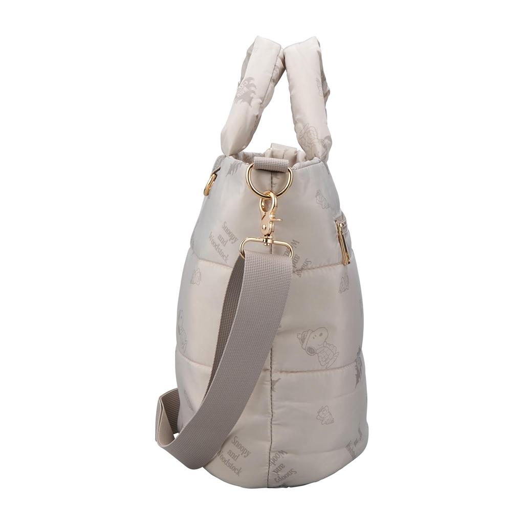 Snoopy 2-Way Tote Bag 6100 PN181. Ivory Down