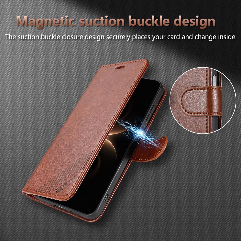 EUCAGR Business Wallet Magnetic Soft PU Leather Phone Case For Huawei Pura 90 Pro Max Holder Cover For Huawei Pura 90Pro Max