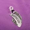 Ametyst anheng Gemstone smykker, 925 solid sterling sølv anheng, gave til kvinner håndlaget anheng