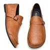 Retro Style Men Loafers Genuine Leather Casual Shoes Handmade Breathable Mens Driving Shoes Comfort Man Slip on Flats