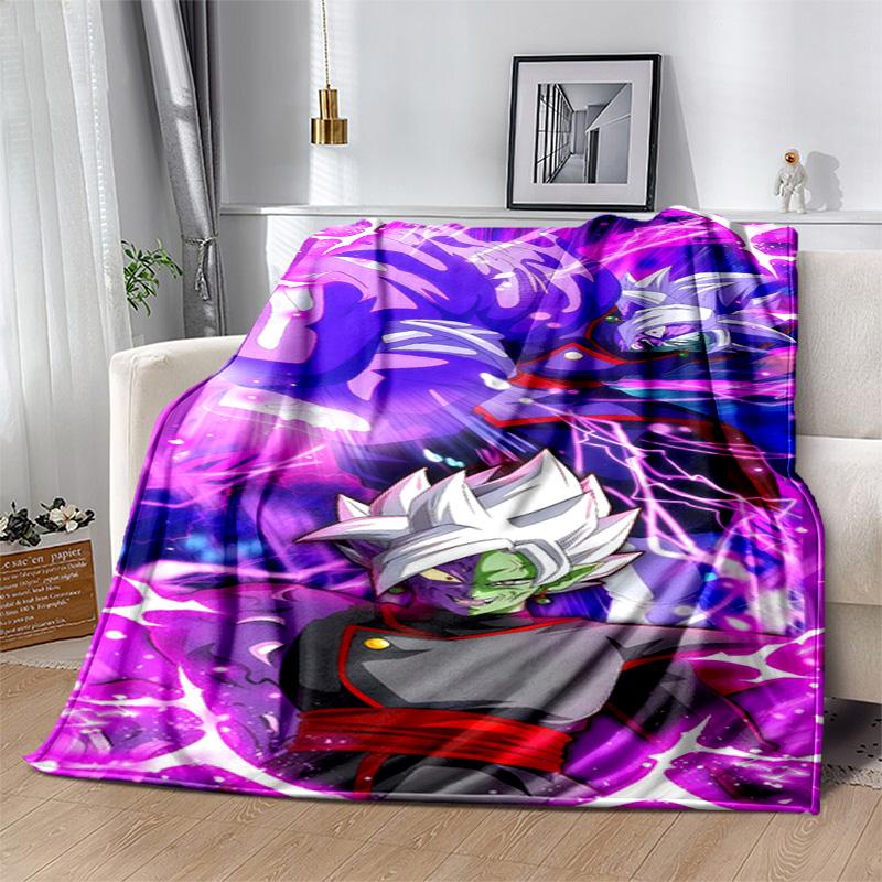Super Saiyan Blue Goku Blanket Home Decor Soft And Comfortable Gift Machine Washable Sheet