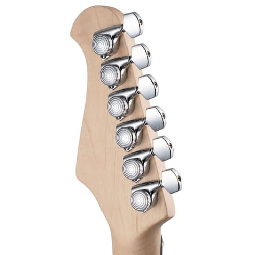 LEGEND LJM-Z TT BKBK Electric Guitar, Legend Jazzmaster Type, Black, with Locking Tuners