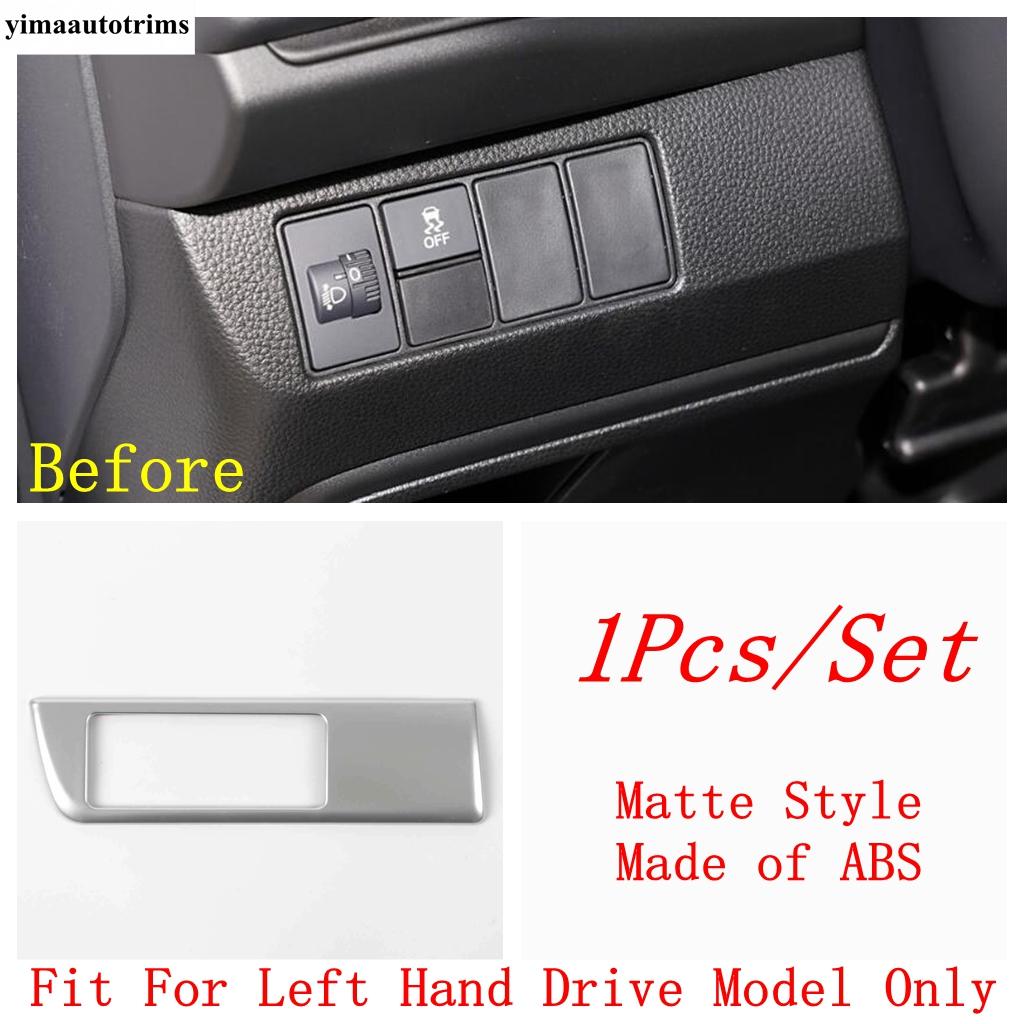 

Car Headlamps Light Lamp Adjustment Switch Sticker Decoration Cover Trim Accessories Interior For Honda ENS1 / e:NS1 Matte Style