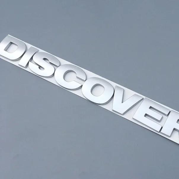 For Land Rover DISCOVERY Hood Rear Trunk Logo Sticker Round Font Letter Emblem Badge Car Styling Accessories XS3