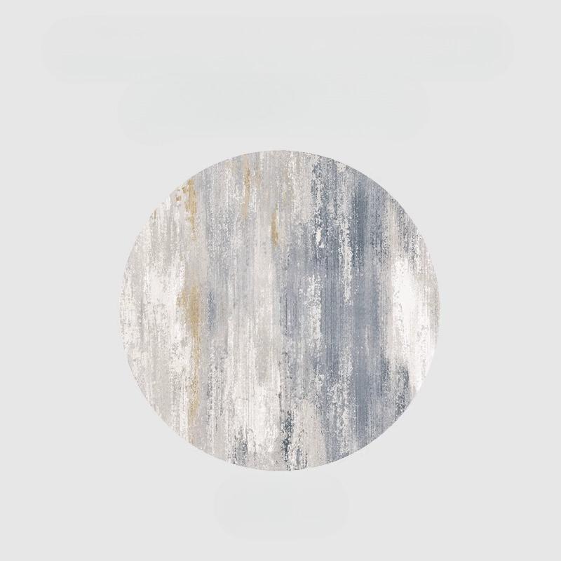 Light Luxury Rugs for Bedroom Nordic Style Living Room Decoration Round Carpet Home Fluffy Soft Rug Thick Plush Lounge Floor Mat