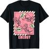 Behalte diese gleiche Energie Pinke Farbe Grafik T-Shirt