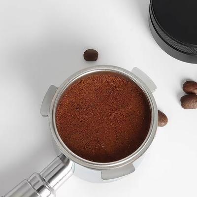 Distributore di Caffè Strumento di Distribuzione Espresso Livellatore 3 Pendenze Angolate Pressino Regolabile a Mano Adatto per Portafiltro da 51/53/58 Mm