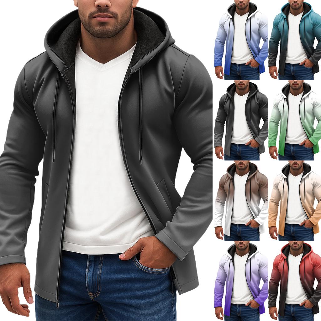 Sportstreningsdrakt med hette Unisex løpeantrekk Langermet genser Hettegenser Genser