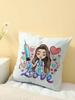 Cartoon Nurse Printed Pillow Cover Sofa Bedroom Living Room Bed Office Chair Home Decoration Cushion Cover