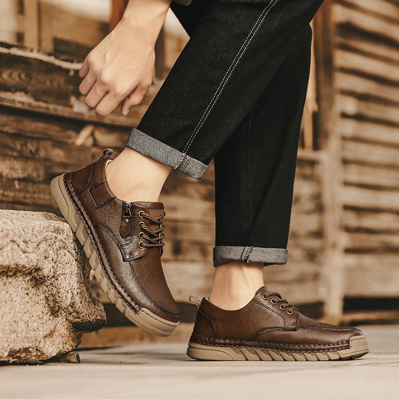 Handmade Men Shoes Casual Leather Shoes For Men Loafers Moccasins Men Flats Shoes Driving Shoes