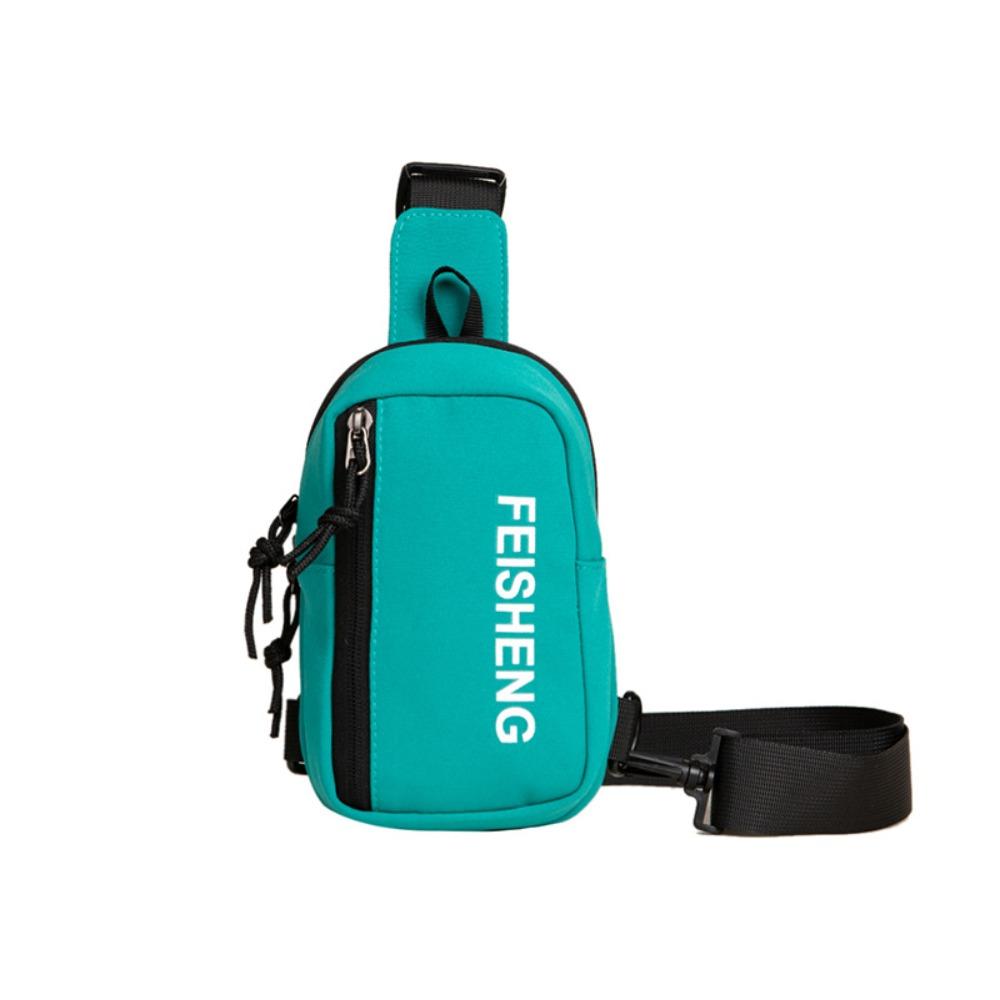 Large Capacity Men's Chest Bag Multifunctional Sports Waist Bag Shoulder Crossbody Bag Male