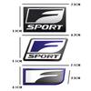 F SPORT Emblem Car Stickers 3D Metal Auto logo Badge Decal For Lexus GS IS LS500h ES260 ES300h RX350h NX260 UX260 LM LC RZ450e T
