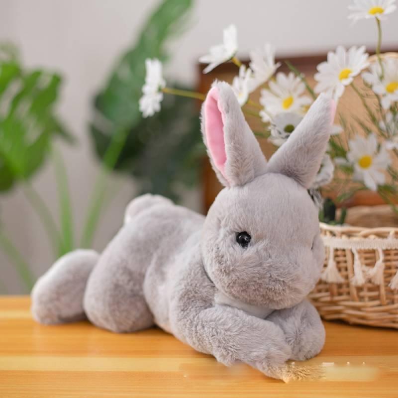 Rabbit Plush Simulation Stuffed Toy Animal Dolls Room Decoration Gifts Kids