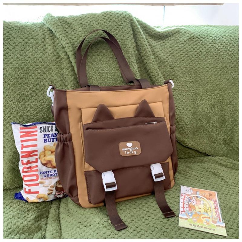 Cat ear tote bag new high school junior high school students women's anti-pickpocketing anti-theft women's bag new