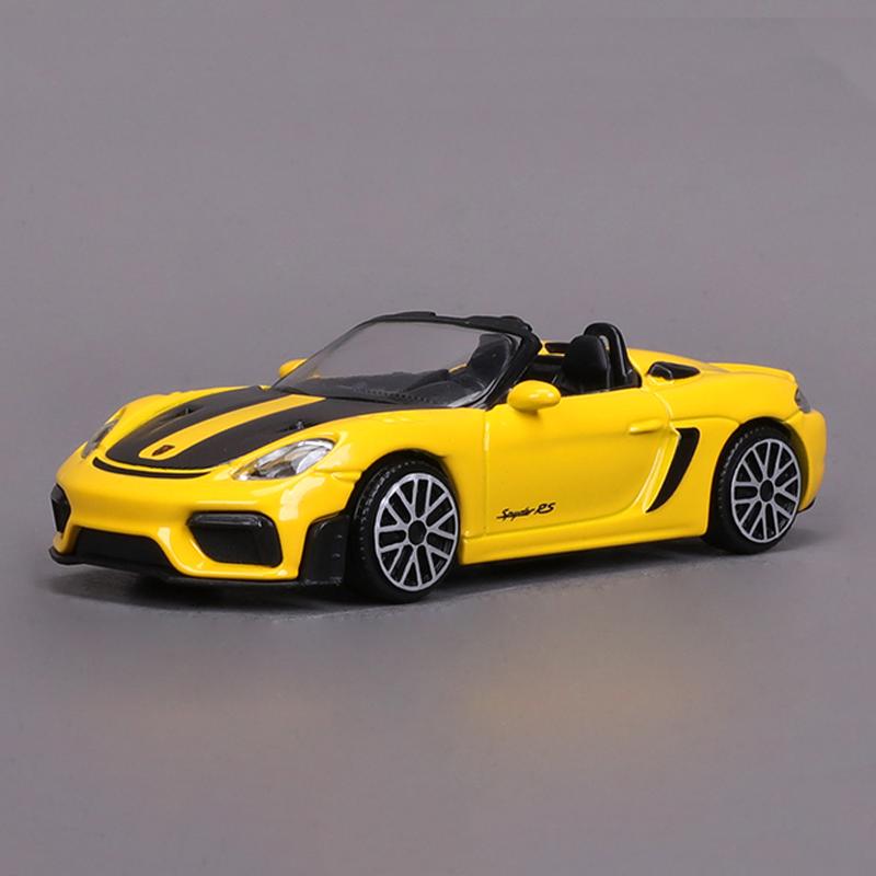 AABH1 New In Stock Bburago 1:43 Porsche 718 Spyder Rs Alloy Miniature Diecast Model Lamborghini Revuelto Toyota Car Model Toy Kid Gift