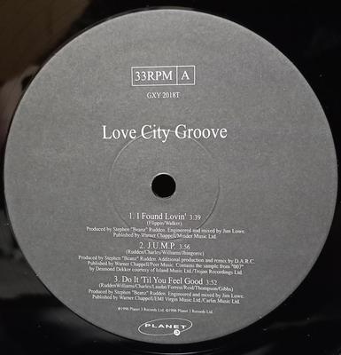 12-Zoll-Schallplatte LOVE CITY GROOVE - I Found Lovin' GXY2018T Planet 3 Record 1996 Nicht-Japan Dance & Electronica Gebraucht