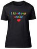 I Love My Uncle Fitted Womens Ladies T Shirt