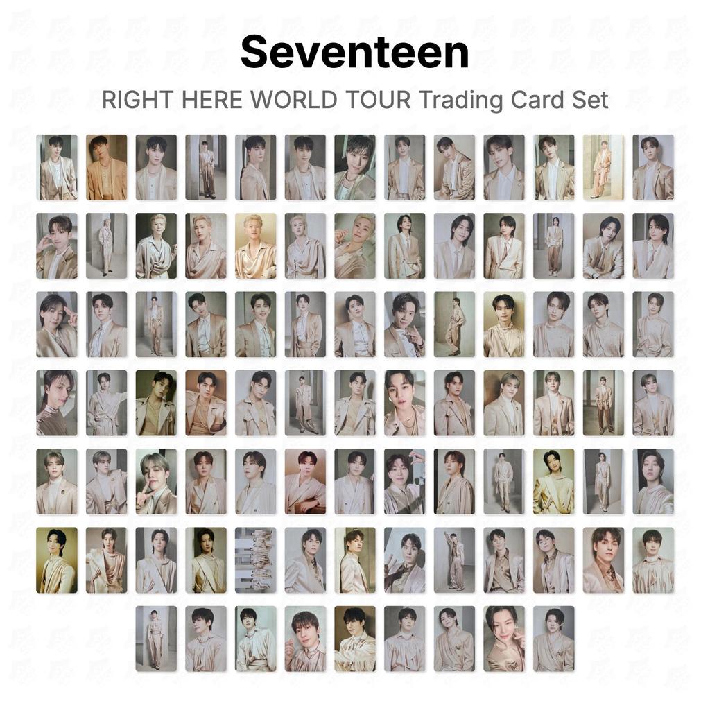 Seventeen RIGHT HERE WORLD TOUR Trading Card Set Official Photocard