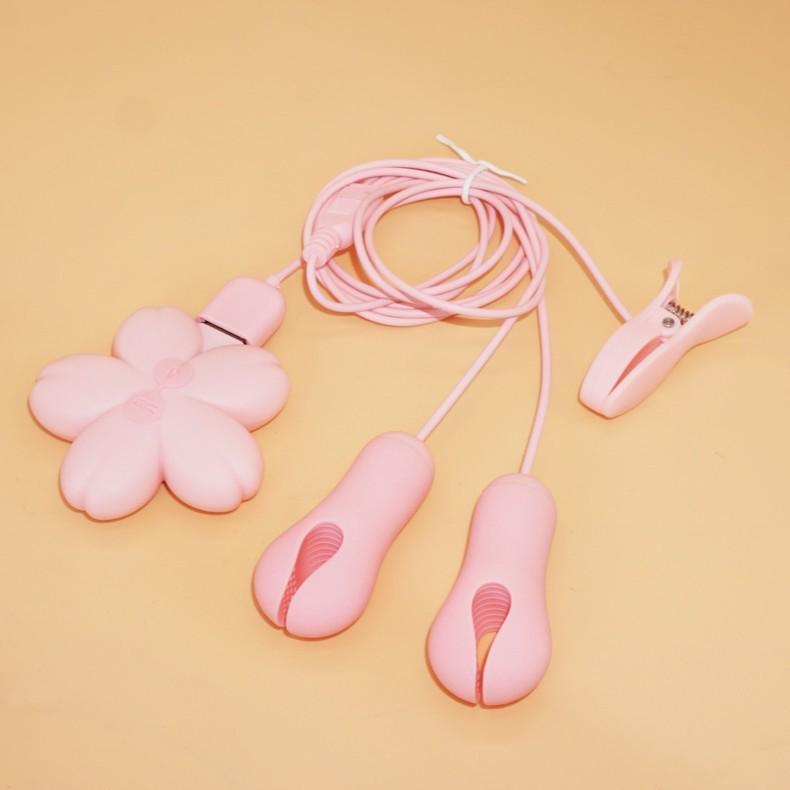 Vibrating Nipple Clamps - Adult Toys for Female Stimulation & Clitoral Training.