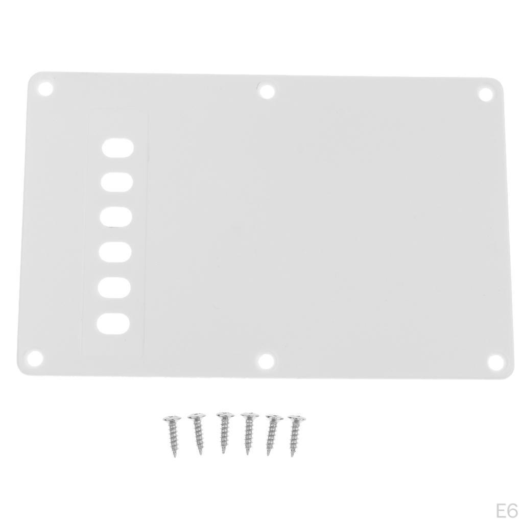 6-Loch-Gitarren-Tremolo-Hohlraumabdeckung, Rückplatte für E.