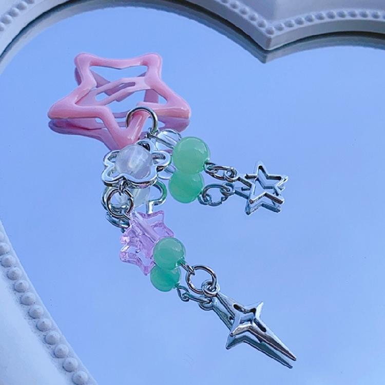 Y2K Stern Schmetterling Mond Quasten Haarspangen Haarspangen Süße Haaraccessoires