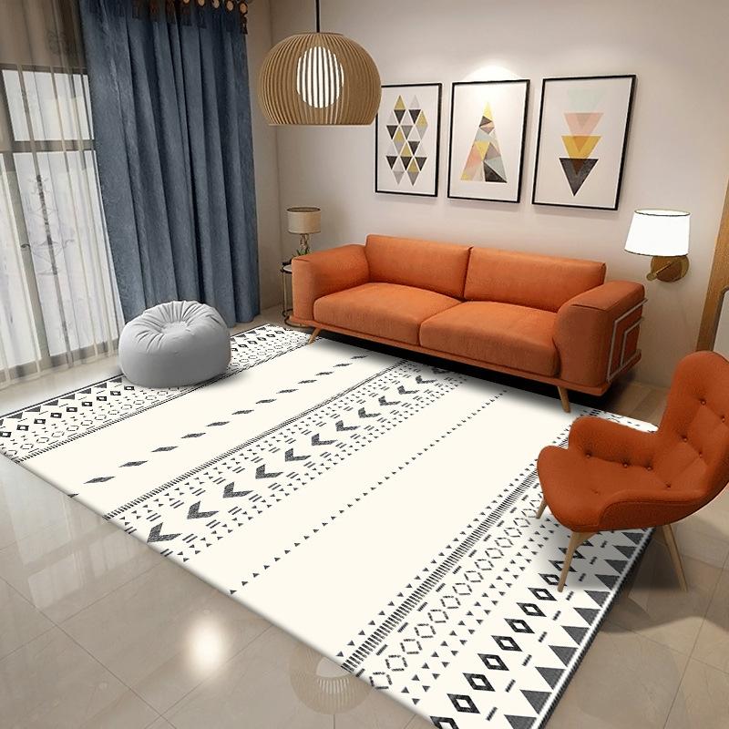 Bohemian Living Room Carpet Coffee Table Sofa Bedroom Room Bedside Carpet Home Large Area Floor Mat