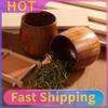 180Ml Wooden Big Belly Cup Jujube Teacups Breakfast Beer Milk Cup Anti Scald Household Teacups Wood Water Cup Kitchen Drinkware