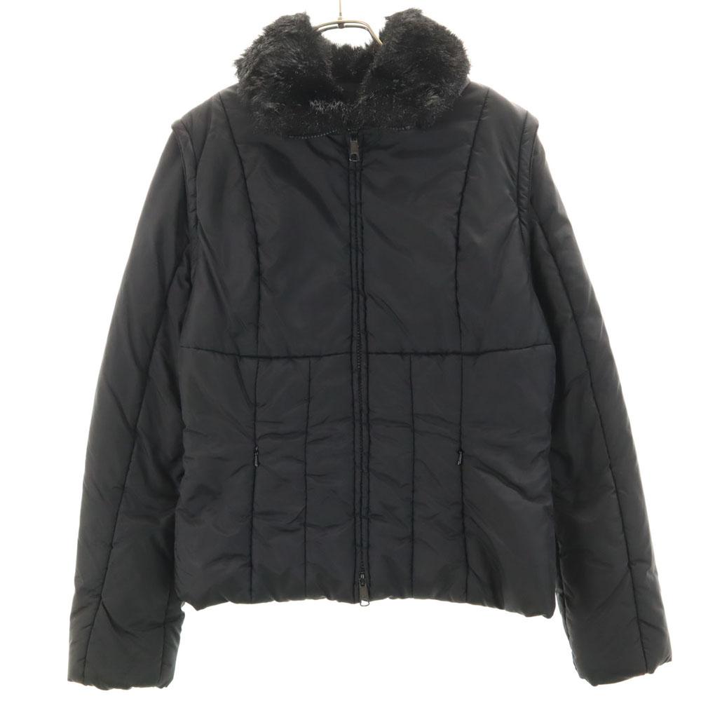 MAX&CO 2WAY Batting jacket 40 black Women Used