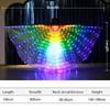 LED Shawl Dancing Luminous Props Belly Dance Fluorescent 145cm Length for 160 178cm Height