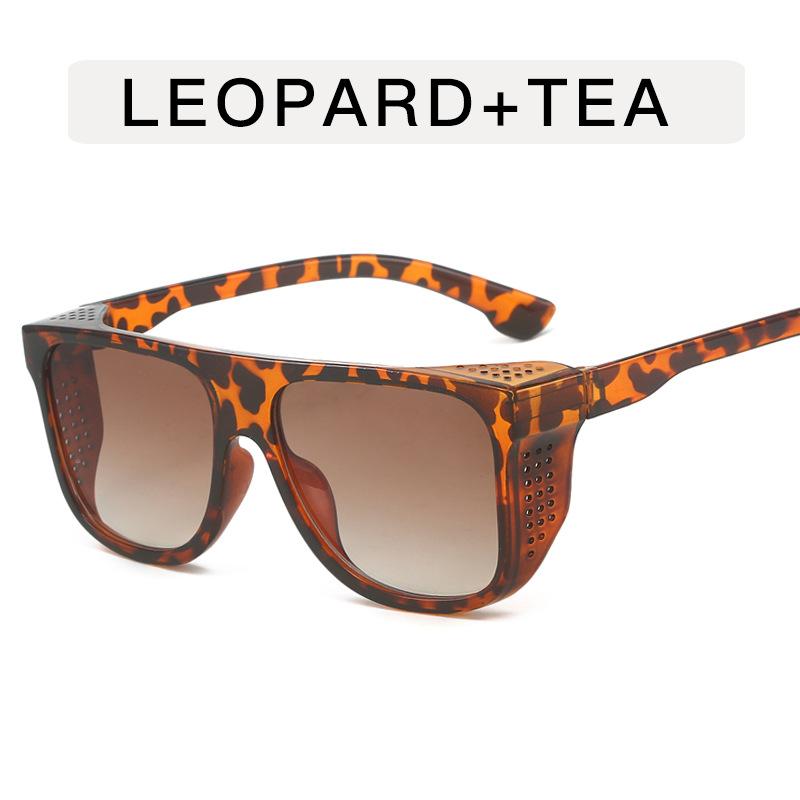 European American Stylish Men Sunglasses Vintage Square Shape Sun Glasses for Man Outdoor UV Protection Hiking Sunglass