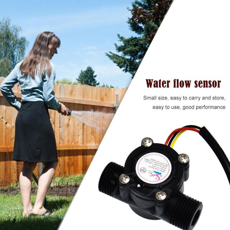YF-S201 DC 5-18V Water Control Liquid Flowmeter Water Flow Sensor 1.75MPa Hall Liquid Water Flow Sensor Fluid Meter Counter