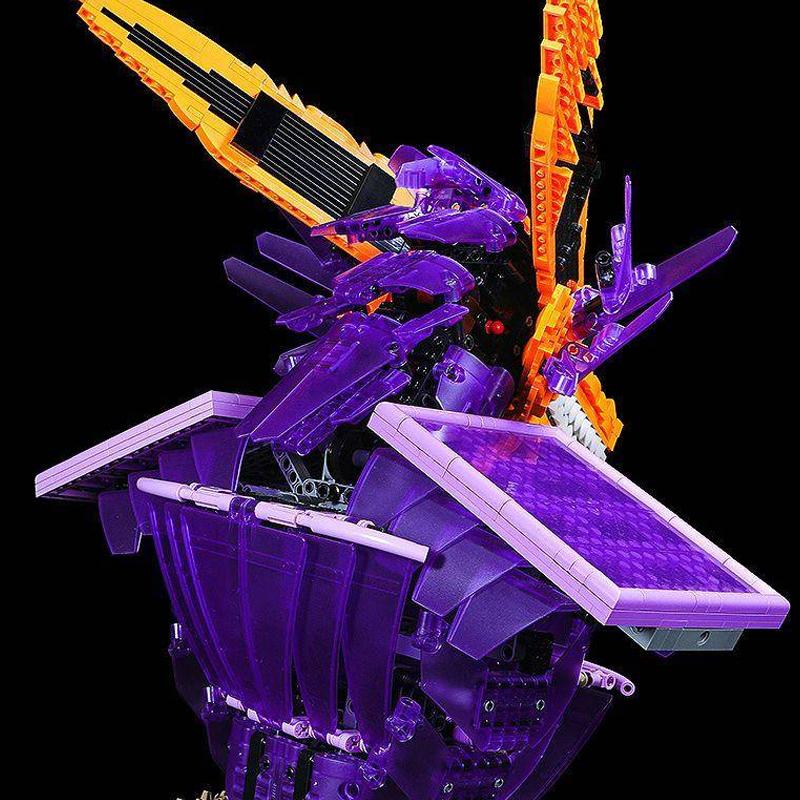 2830PCS New Anime Hokage Nine Tailed Demon Building Blocks Figure Fox Model Brick Desktop decoration Assembles Toys Gift for Kid