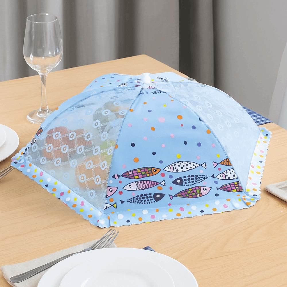 Lace Design Anti Mosquito Food Cover Foldable Meal Cover Umbrella Style Cover  Outdoor