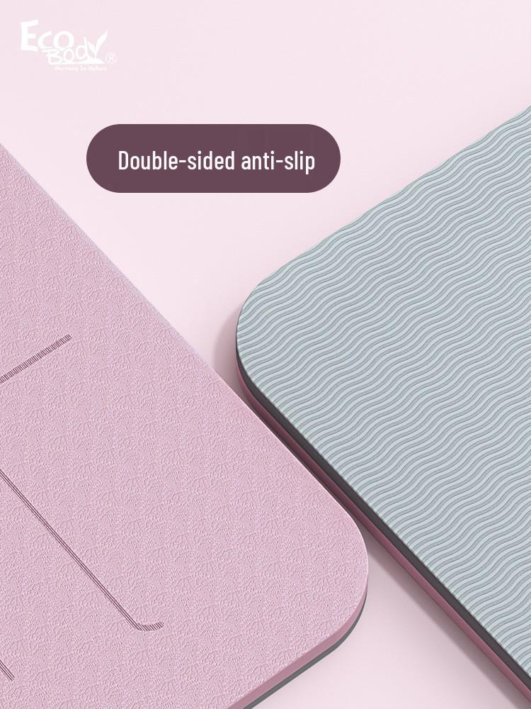 Antibacterial Non-Slip Yoga Mat for Girls - Shock Absorption, Sound Insulation, Vibration Damping, Thick for Home - Free Shipping
