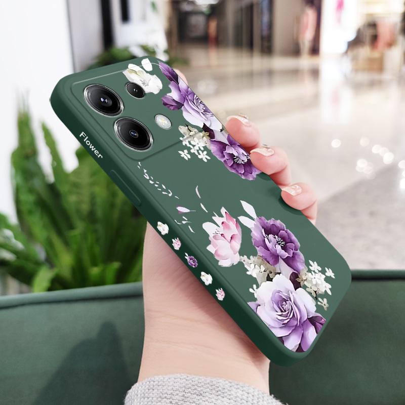 Beautiful Peony Phone Case For Xiaomi Poco F8 F7 X7 X6 F6 M6 M5 M5S F5 X5 F4 X4 M4 F3 M3 X3 Pro 4G 5G GT Silicone Cover