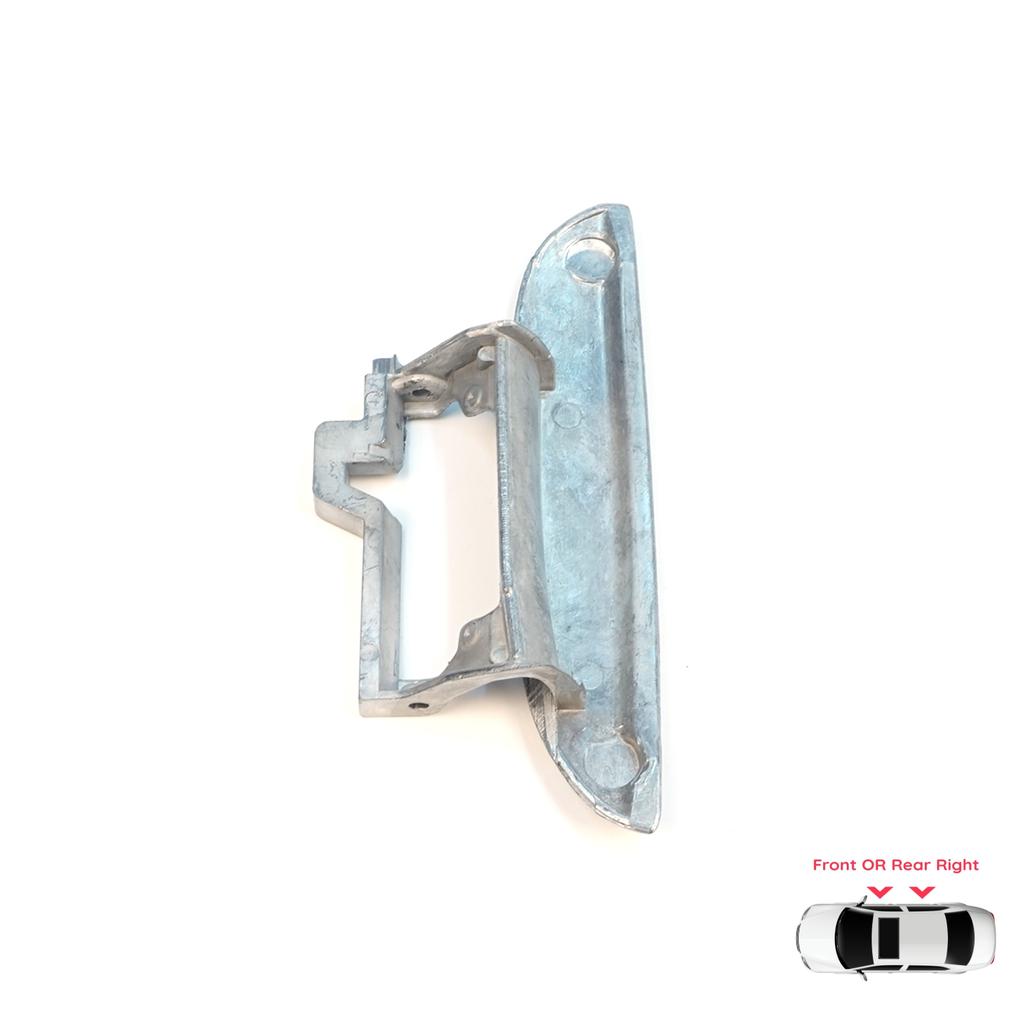 EDP1595-2 Äußere Metall-Türgriff für vorne oder hinten rechts für BMW 5er Reihe E39 1996-2003 4/5-türige Limousine Touring 51218245462 51218200664