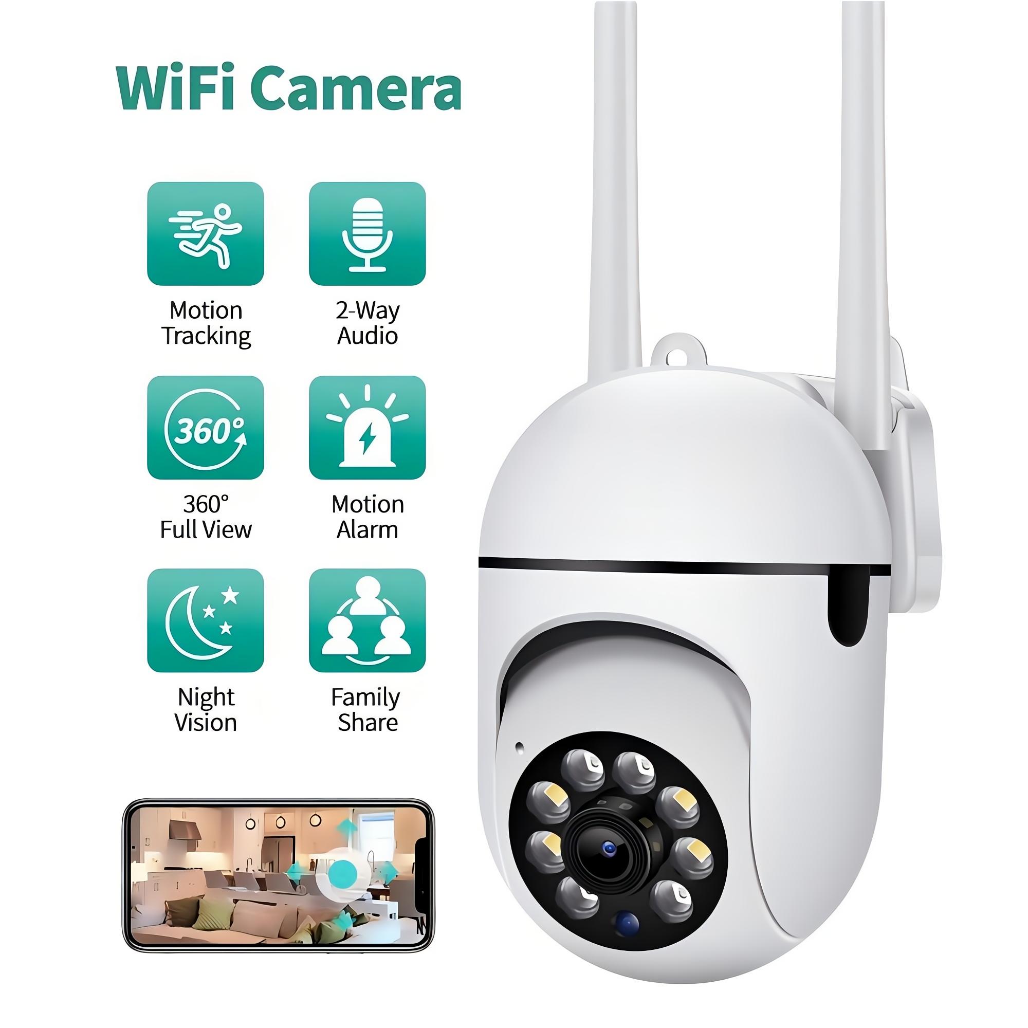 

3MP Wifi IP Outdoor Cameras Surveillance Video Human Detection 4X Digital Zoom CCTV Security Wireless Monitor Audio Night Vision 3MP NO SD Card