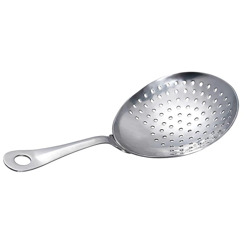 Julep Strainer Stainless Steel Cocktail Strainer for Cocktail Drinks Home or Commercial Bar