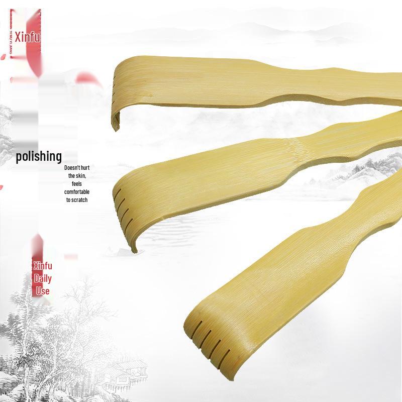 Ryggklösträ i bambu: Kliande Skrapverktyg Multifunktionellt Självhjälpsverktyg för Äldre